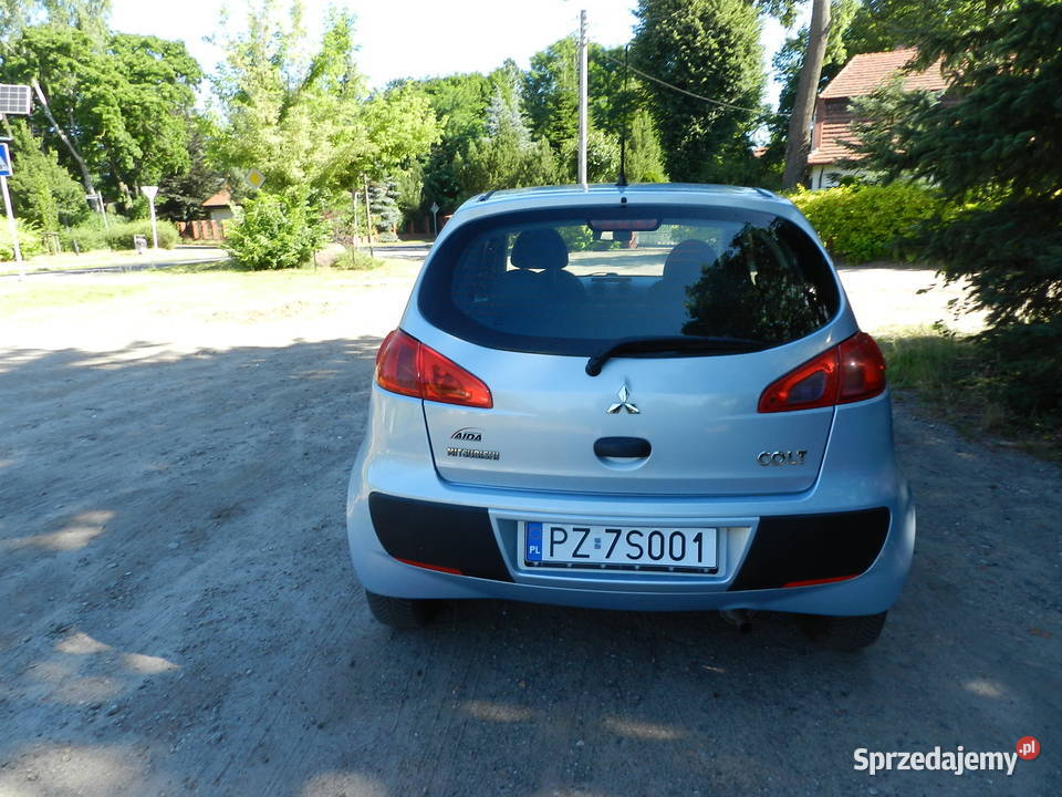 Mitsubishi Colt śliczny mały tani serwisowany ABS Samochody osobowe Puszczykowo