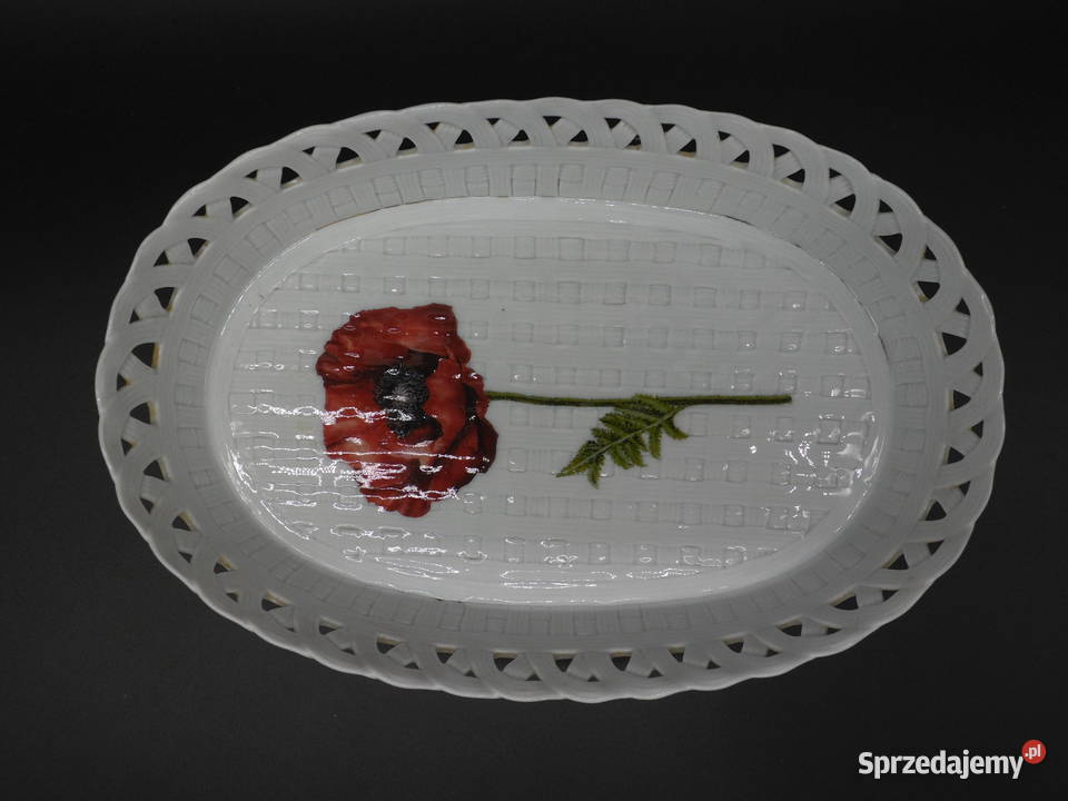 Ażurowa Patera Koszyk Porcelanowy ROMANTIC Raszków