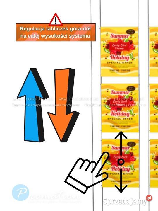 System witrynowy A4 x6 na oferty biura Biznes i Przemysł Kraków