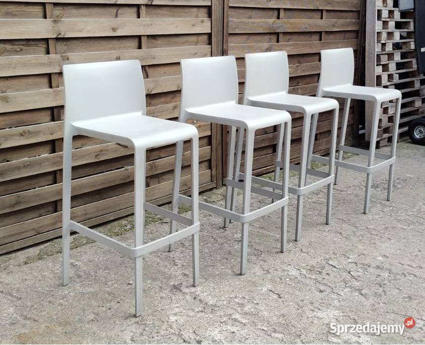 4 x hoker Pedrali Volt 678 wysoki barowy szary mazowieckie Warszawa