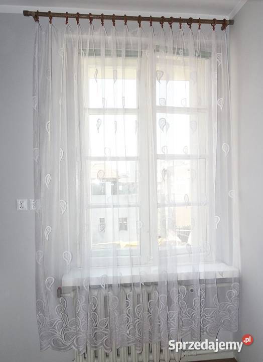 Firanka pokojowa motyw w łezki szerokość 340 m Gliwice