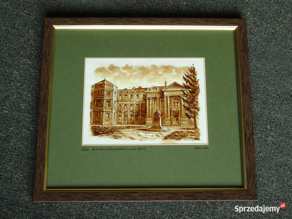Grafika Lwów Kolegium Pijarów Warszawa sprzedam