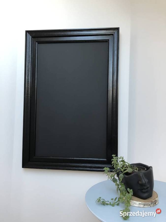 Tablica magnetyczno kredowa w ramie obrazowej Brzuśnik