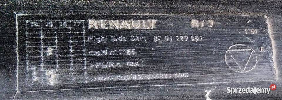 RENAULT CLIO 4 PRÓG PRAWY CARBON sprzedam