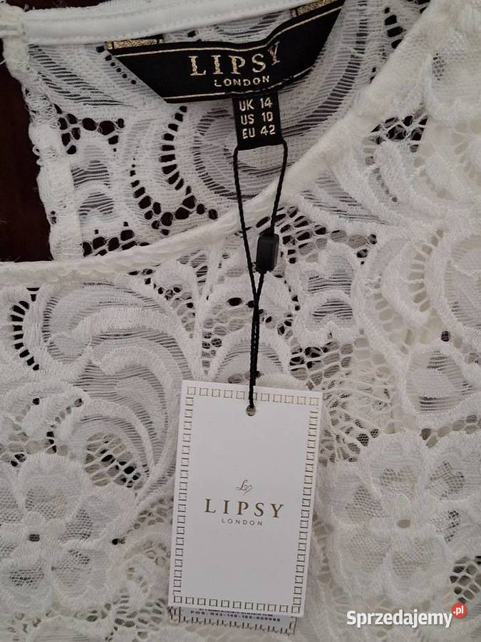 Sprzedam białę koronkowę bluzką Lublin