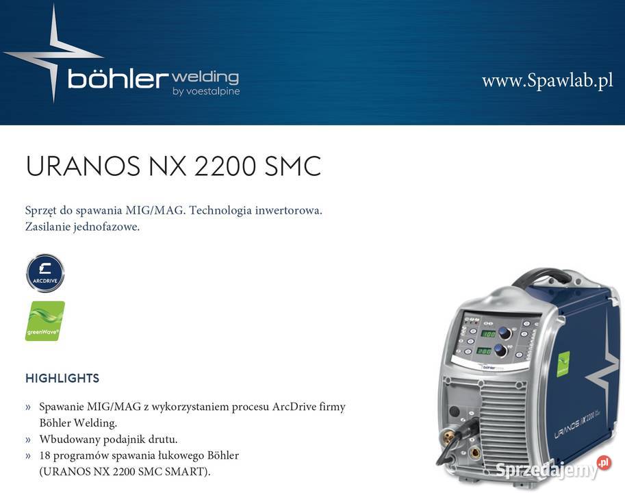 Bhler Selco URANOS NX 2200 SMC Smart