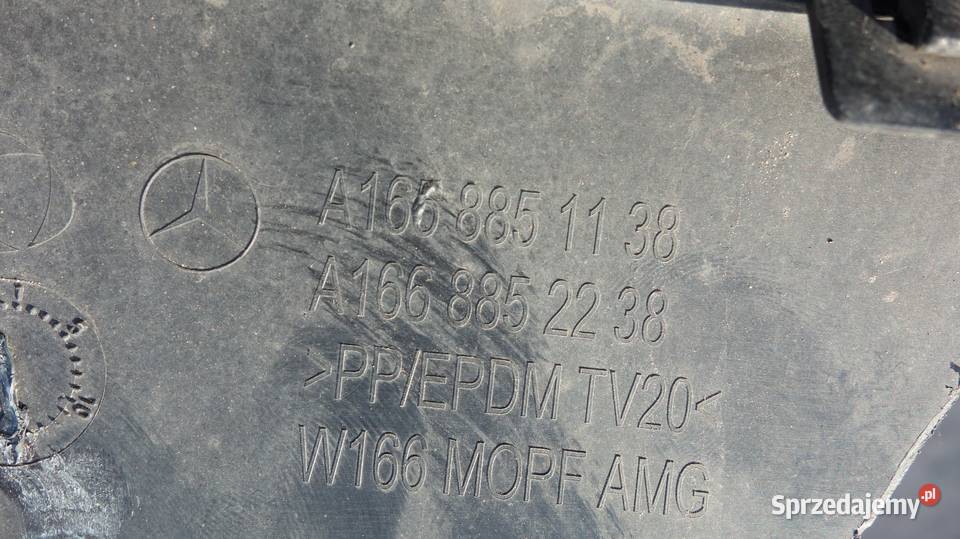 MERCEDES GLE W166 AMG DOKŁADKA ZDERZAKA TYŁ osobowe Ruda Śląska