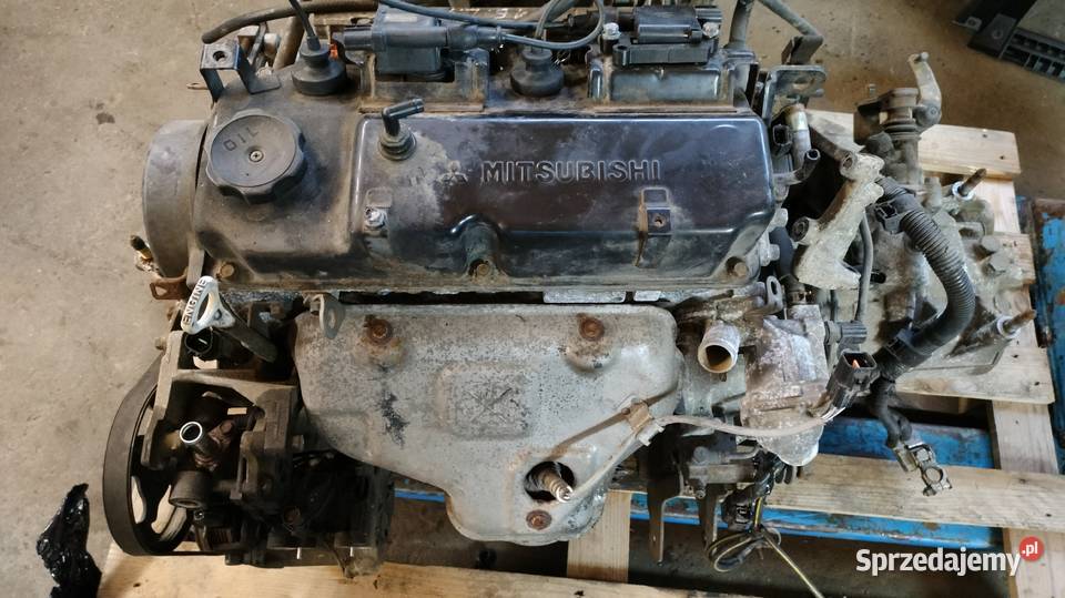 Silnik Mitsubishi Lancer VII 16 KOMPLETNY śląskie Dębowiec