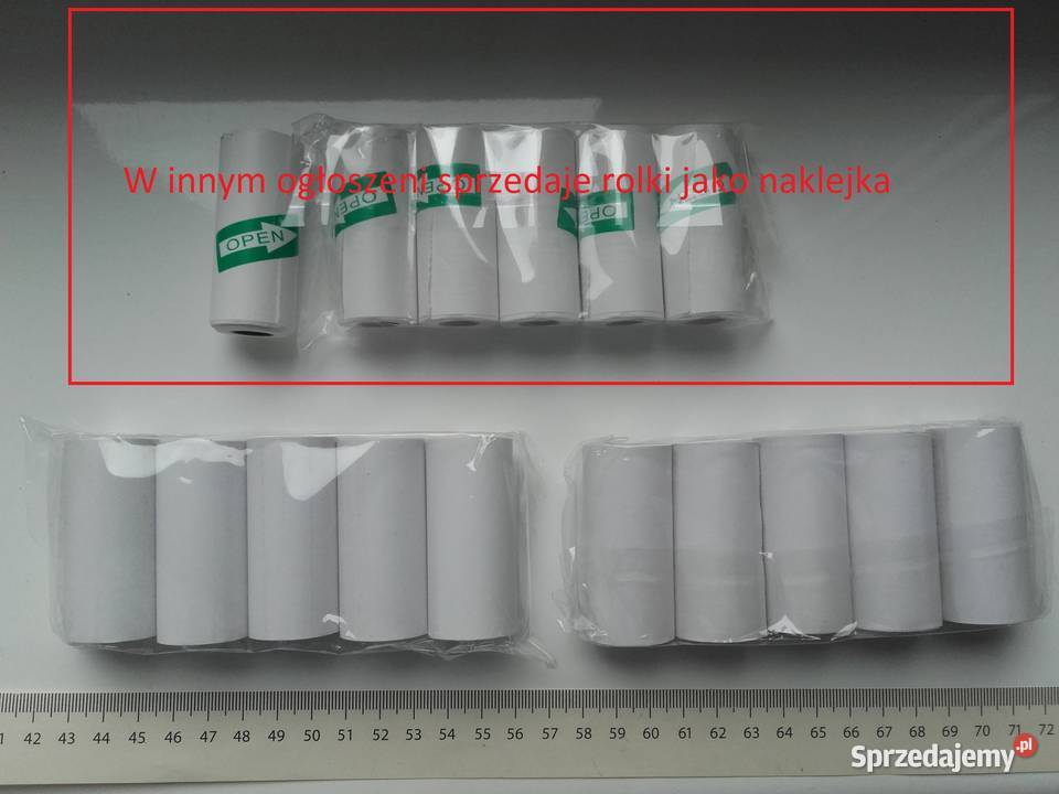 Rolki do mini drukarki termicznej 57mm x 25 x Bydgoszcz