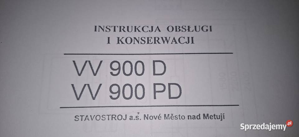 Oryginalna DTR Stavostroj Dokumentacja Antykwariat Ostrów Wielkopolski sprzedam