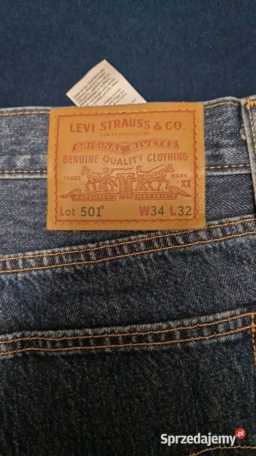 Nowe spodnie Levi's 501