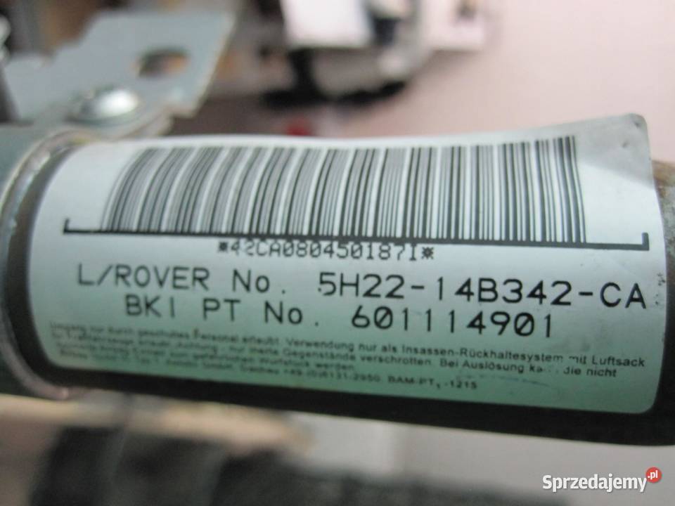 LAND ROVER DISCOVERY III 08r kurtyna prawy przód świętokrzyskie