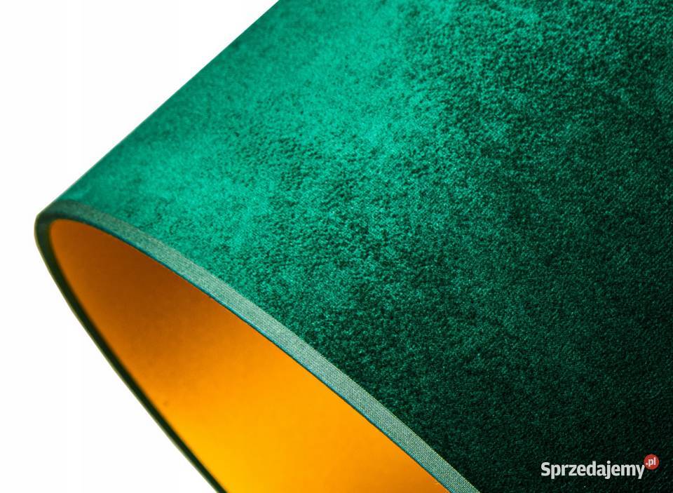 LAMPA WISZĄCA SUFITOWA ŻYRANDOL ABAŻUR zielona