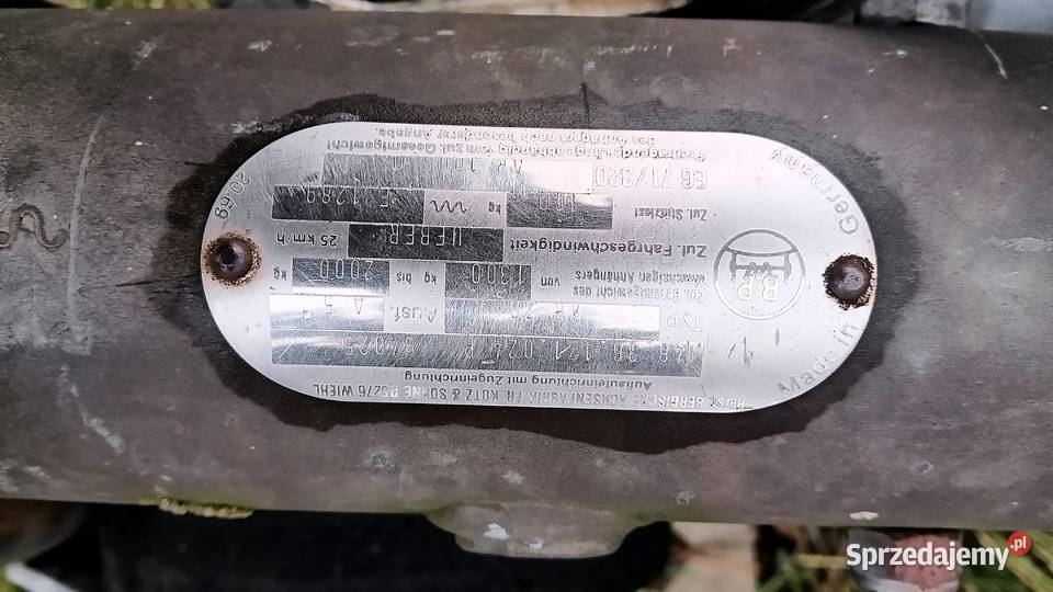 Laweta jednoosiowa 1300 Witnica sprzedam