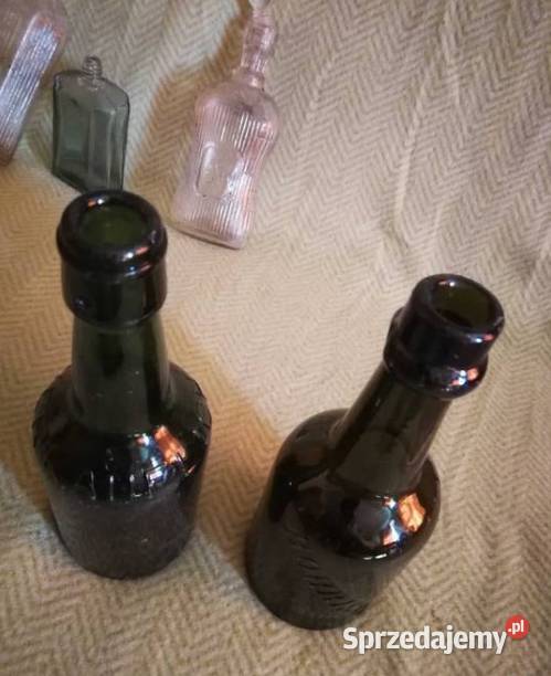 Stare butelki apteczne piwne perfumowe zestaw 17 Kolekcje Szczecin sprzedam