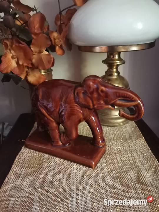 Duży słoń ceramiczny Kraków sprzedam