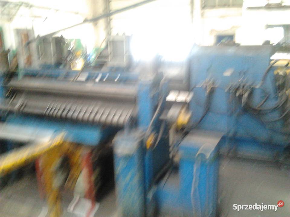 Linia do cięcia rozkroju blachy nożyce Produkcja kujawsko-pomorskie Bydgoszcz