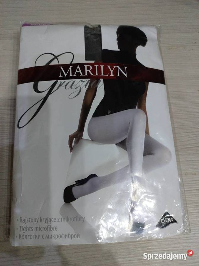 Pończochy samonośne w kolorze szarym Marilyn Lublin