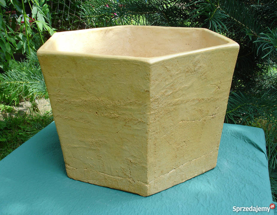 Ceramiczna donica ogrodowa 25 x 25 mrozoodporna Jelenia Góra