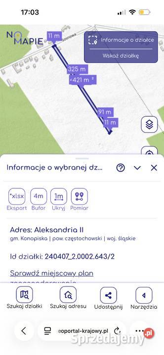Działka budowlanorolna z dostępem do drogi media 8503m2