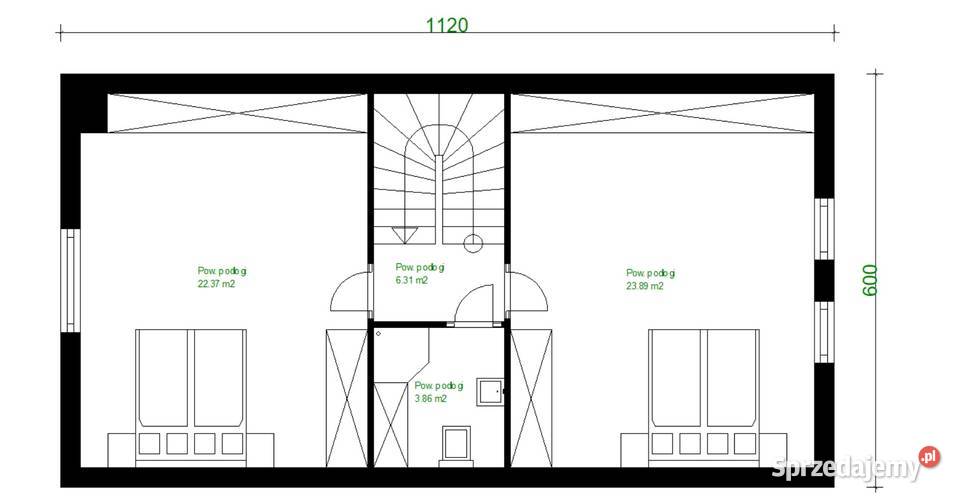 Projekt domu na zgłoszenie do 70 m2 M352V1 Pozostałe usługi Kraków