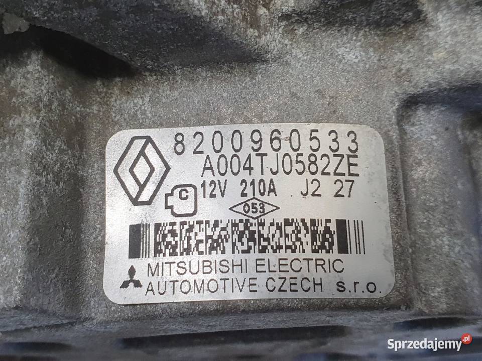 Renault Megane III Scenic III 15 DCI ALTERNATOR osobowe Układ elektryczny silnika lubelskie Janów