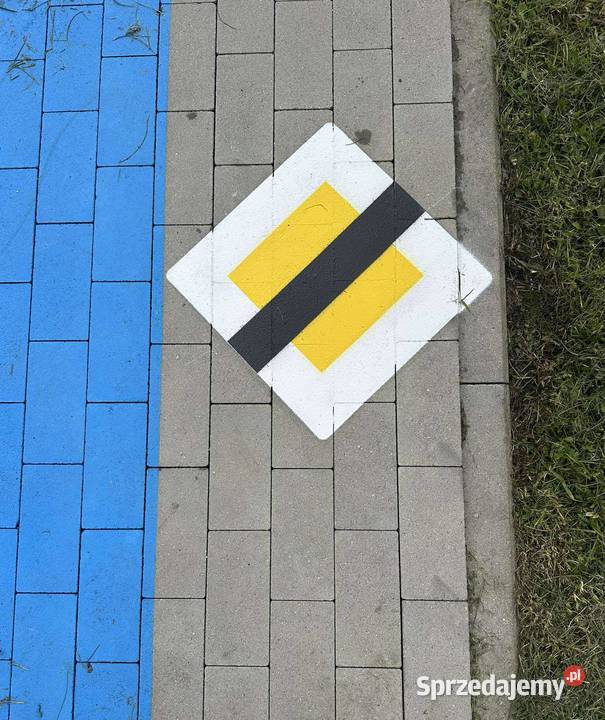 Mini znaki drogowe malowane to pomoc dydaktyczna Pozostałe Poznań