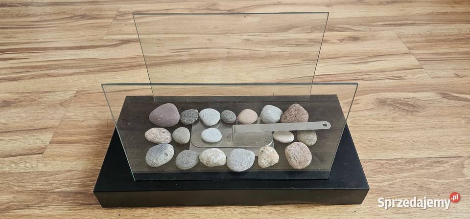 Biokominek wolnostojący 35x19 czarny Nowy Szprotawa sprzedam