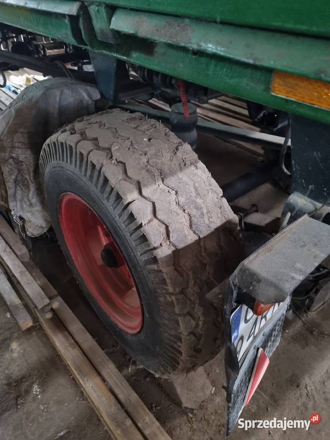 Przyczepa ciężarowa rolnicza IFA THK HL HW 6011 nieuszkodzony Zbójno