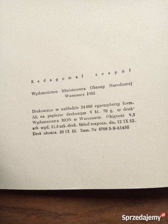 Dowódcy książka autor Janusz Przymanowski Dąbrowa Górnicza