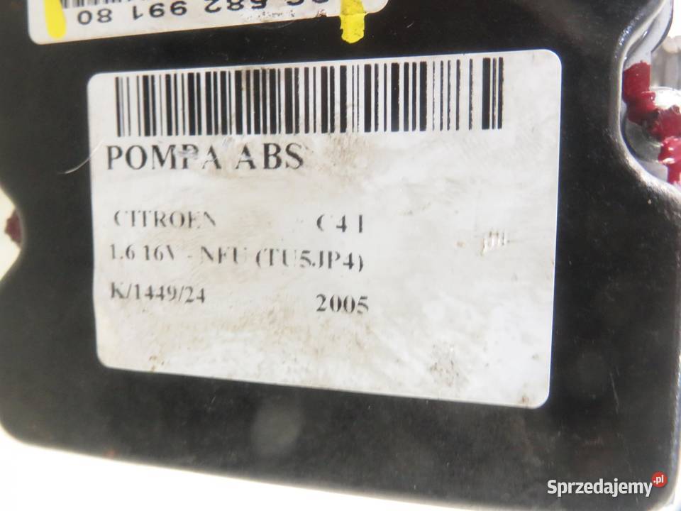 POMPA ABS CITROEN C4 I 0265950517 9649988180 osobowe małopolskie