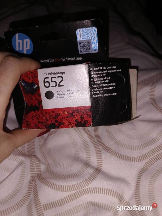 Kartridż do tuszu HP 652 pusty atramentowa kujawsko-pomorskie