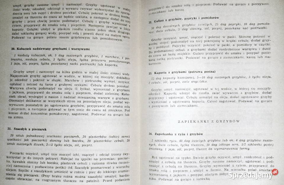 Potrawy i przetwory z grzybów Ilona Dąbrowa Chełm