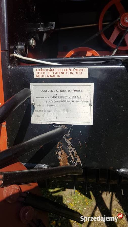 Prasa rolująca Carraro 1200 Rekord Owijanie sznurkiem Rypin