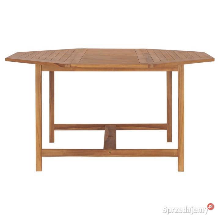 vidaXL Stół ogrodowy 150x150x75 lite drewno Warszawa