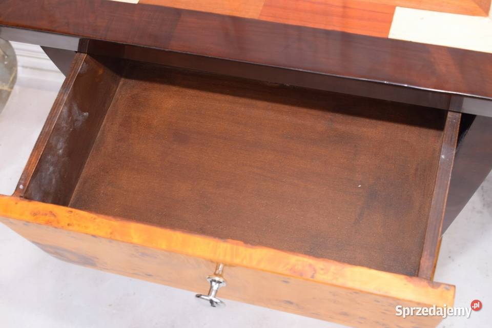 Dwa Nakastliki Stoliki Szafki Nocne Art Deco Meble Kraków