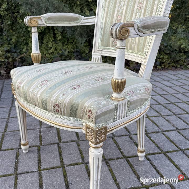 ARTexpert Para Francuskich foteli Ludwik XVI Dobrzany sprzedam