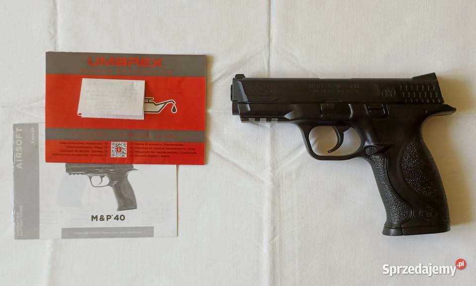 Pistolet Umarex ASG SmithWesson MP 40 6 mm Pozostałe Trzebinia