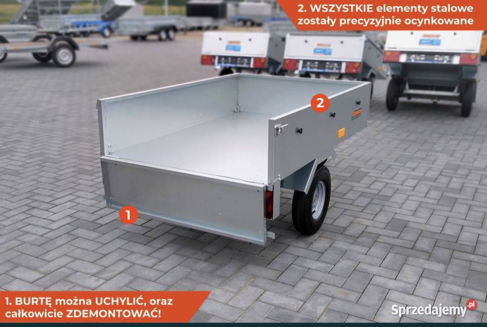 Przyczepka Neptun N5145 city mała przyczepka do 1 mazowieckie Warszawa