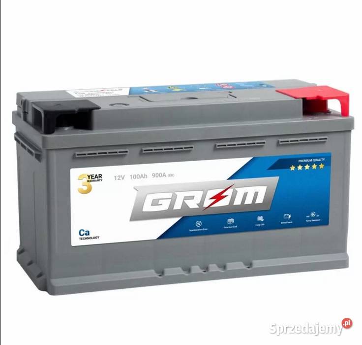 Akumulator GROM Premium 100Ah 900A W Kadłubka 39 Szczecin sprzedam
