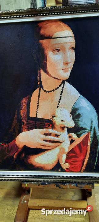 Obraz akryl sygnowany 9 z ramą mazowieckie