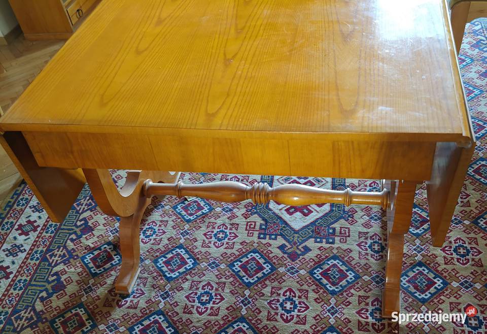 Piękny stół w stylu biedermeier klapiak z II mazowieckie Warszawa
