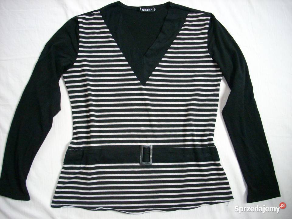 Bluzka W Paseczki Paski 38 40 długi Nowy Sącz sprzedam