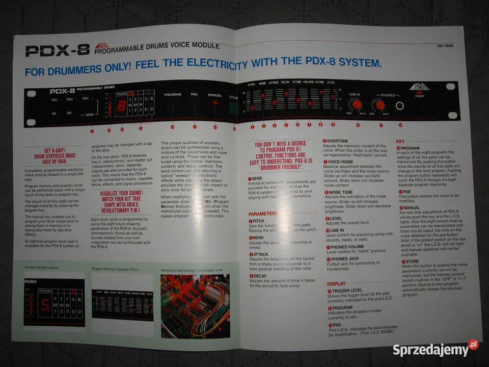 ARIA PDX8 System brochure broszura informacyjna Kępice sprzedam