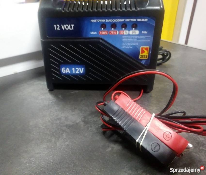 Prostownik Samochodowy SENA 6A 12V Komplet Pozostałe śląskie Chorzów