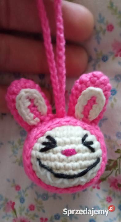 Labubu na szydełku brelok zawieszka Łask sprzedam