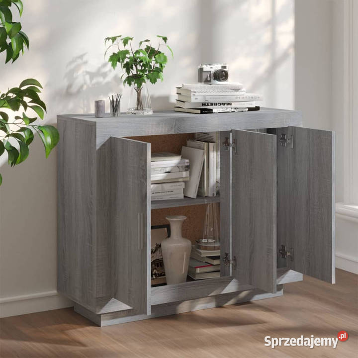 Szafka szary dąb sonoma 92x35x75 materiał Warszawa