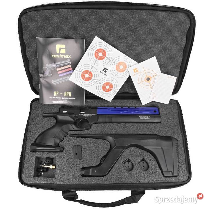 Pistolet wiatrówka PCP Reximex RP Blue 45 mm z Warszawa