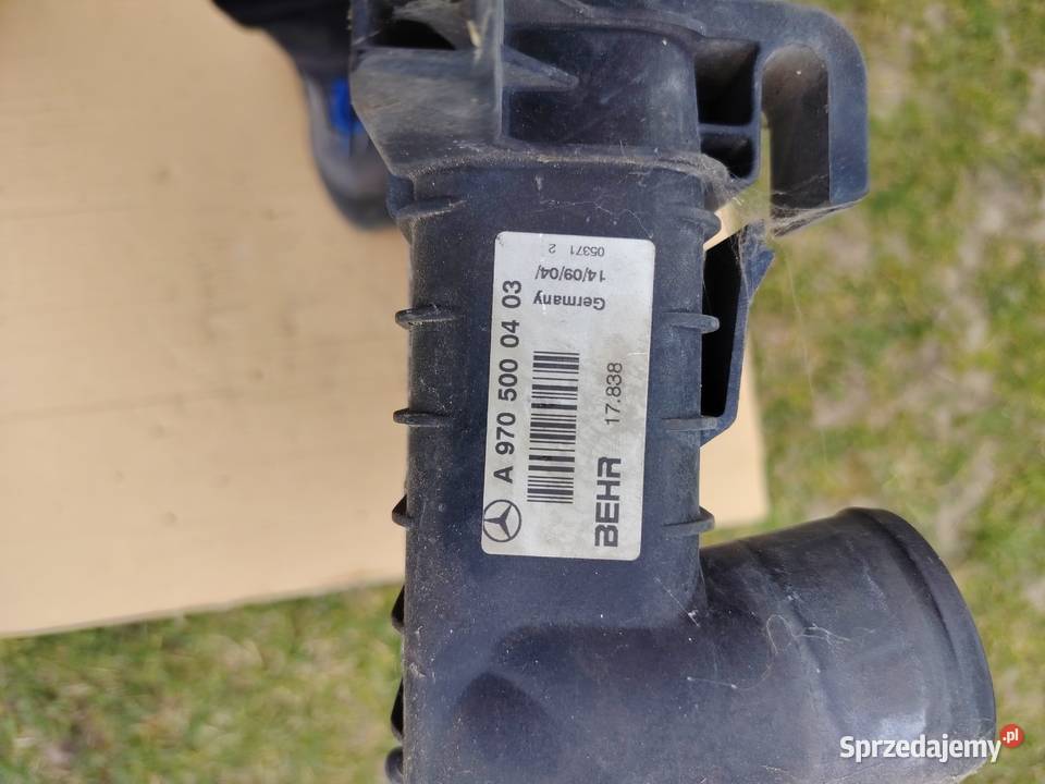 Chłodnica MercedesBenz A 970 500 04 03 Chłodnice powietrza (intercoolery) świętokrzyskie Staszów