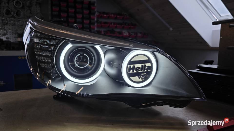 Reflektory BMW E60 E61 LCI LIFT biled skrętne